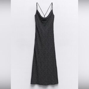 Zara Polka Dot Slip Dress